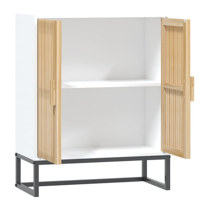 Dressoir 60x30x75 cm bewerkt hout wit