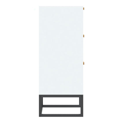 Dressoir 60X30X75 Cm Bewerkt Hout Wit