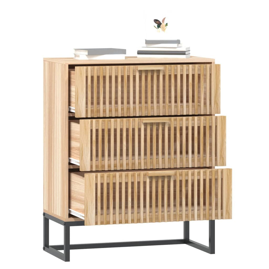 Dressoir 60X30X75 Cm Bewerkt Hout