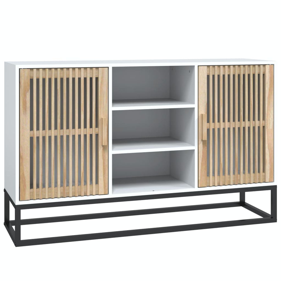 Dressoir 05X30X65 Cm Bewerkt Hout Wit