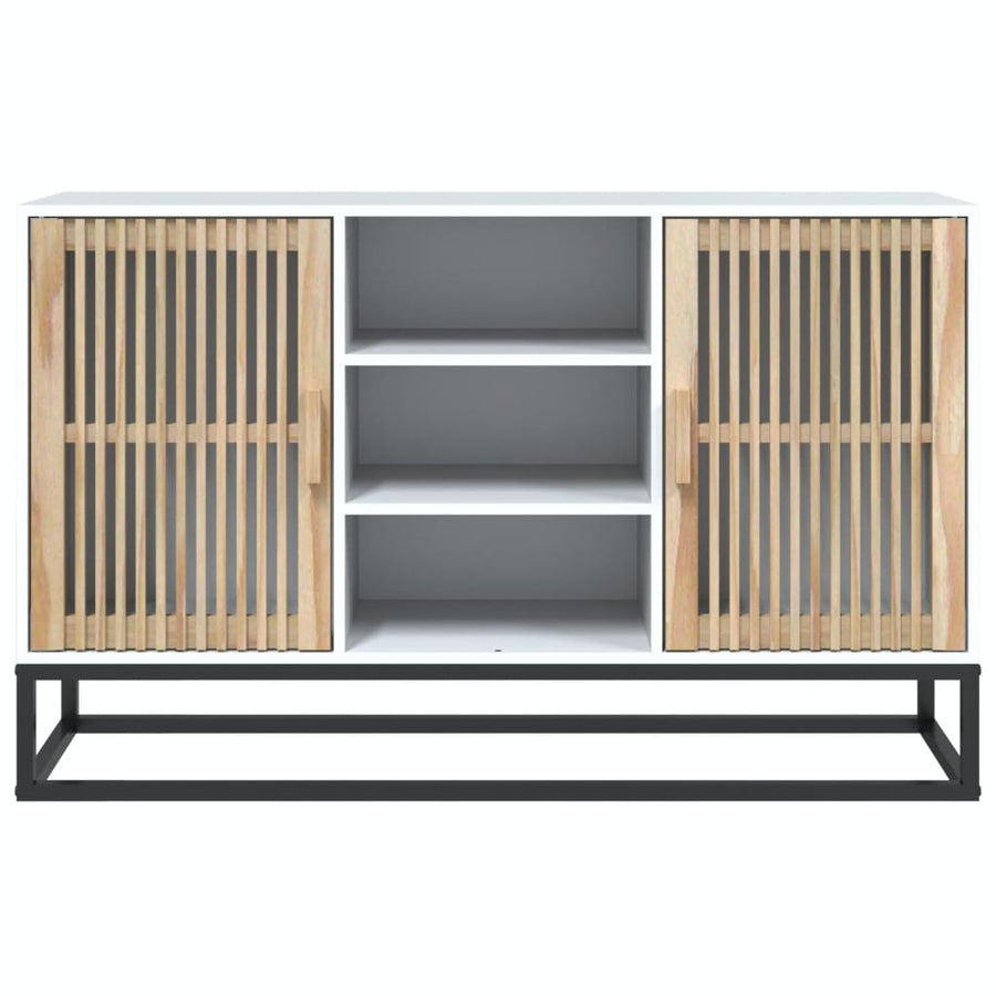 Dressoir 05X30X65 Cm Bewerkt Hout Wit