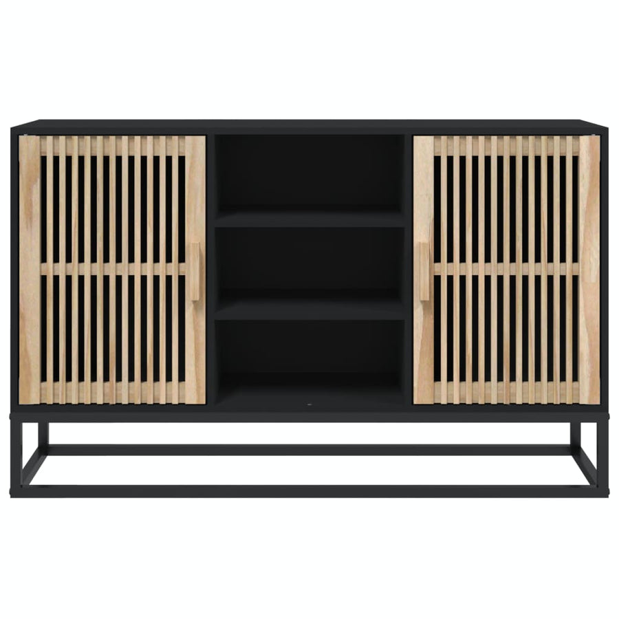 Dressoir 05X30X65 Cm Bewerkt Hout Zwart