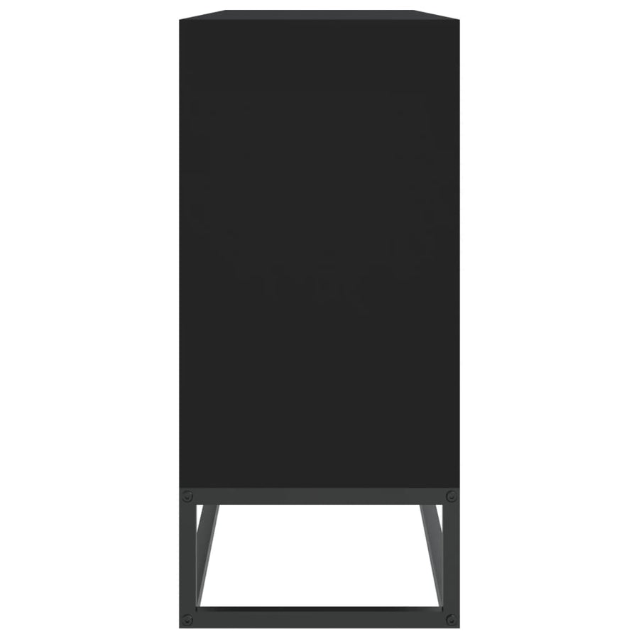 Dressoir 05X30X65 Cm Bewerkt Hout Zwart
