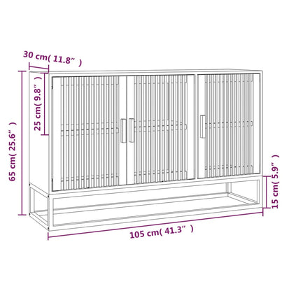 Dressoir 05X30X65 Cm Bewerkt Hout Bruin