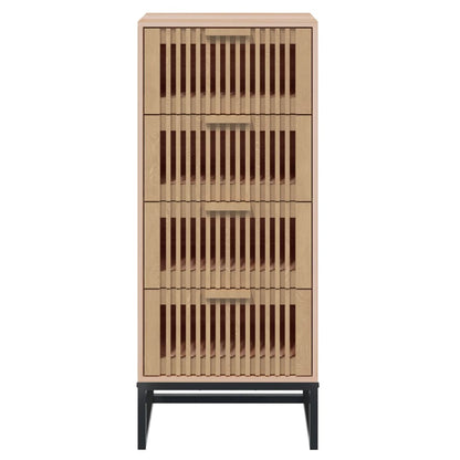 Hoge Kast 40X30X95 Cm Bewerkt Hout