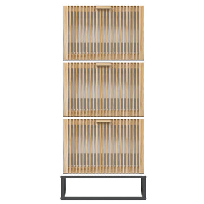 Schoenenkast 52X25X20 Cm Bewerkt Hout Wit