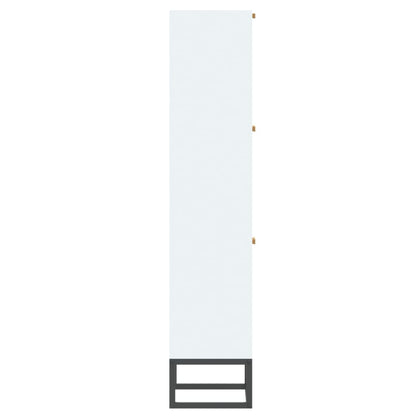 Schoenenkast 52X25X20 Cm Bewerkt Hout Wit