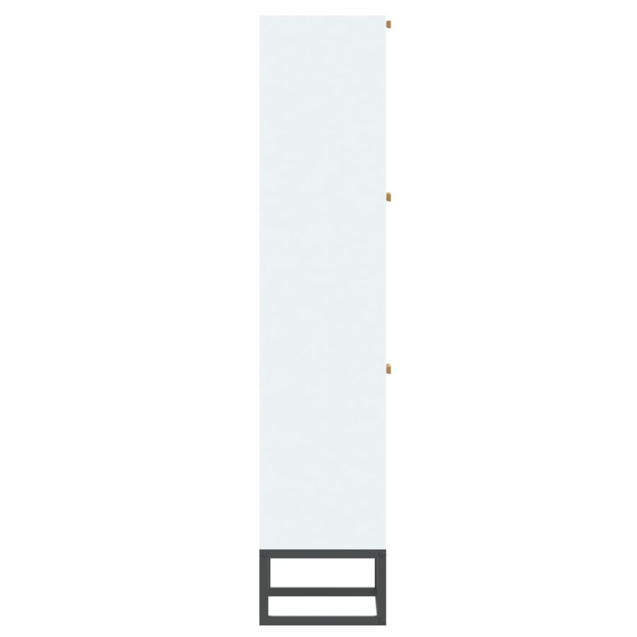 Schoenenkast 52X25X20 Cm Bewerkt Hout Wit
