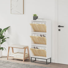 Schoenenkast 52X25X20 Cm Bewerkt Hout Wit