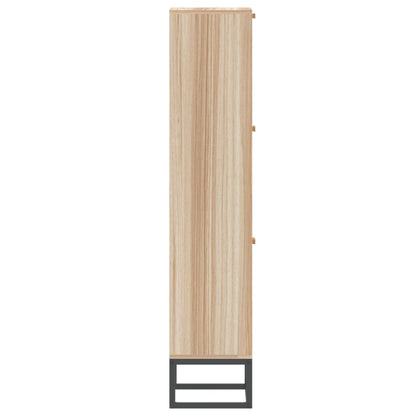 Schoenenkast 52X25X120 Cm Bewerkt Hout
