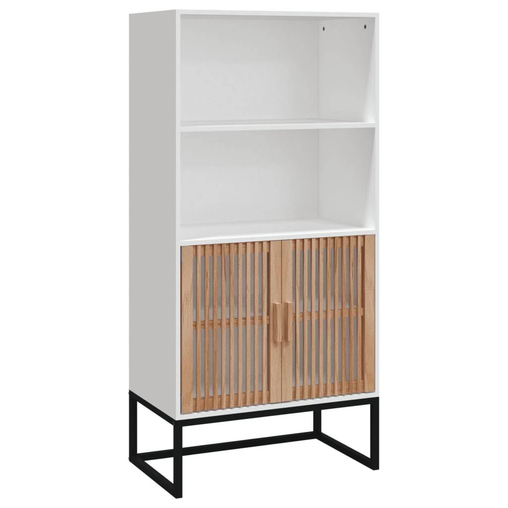 Hoge Kast 60X35X125 Cm Bewerkt Hout Wit