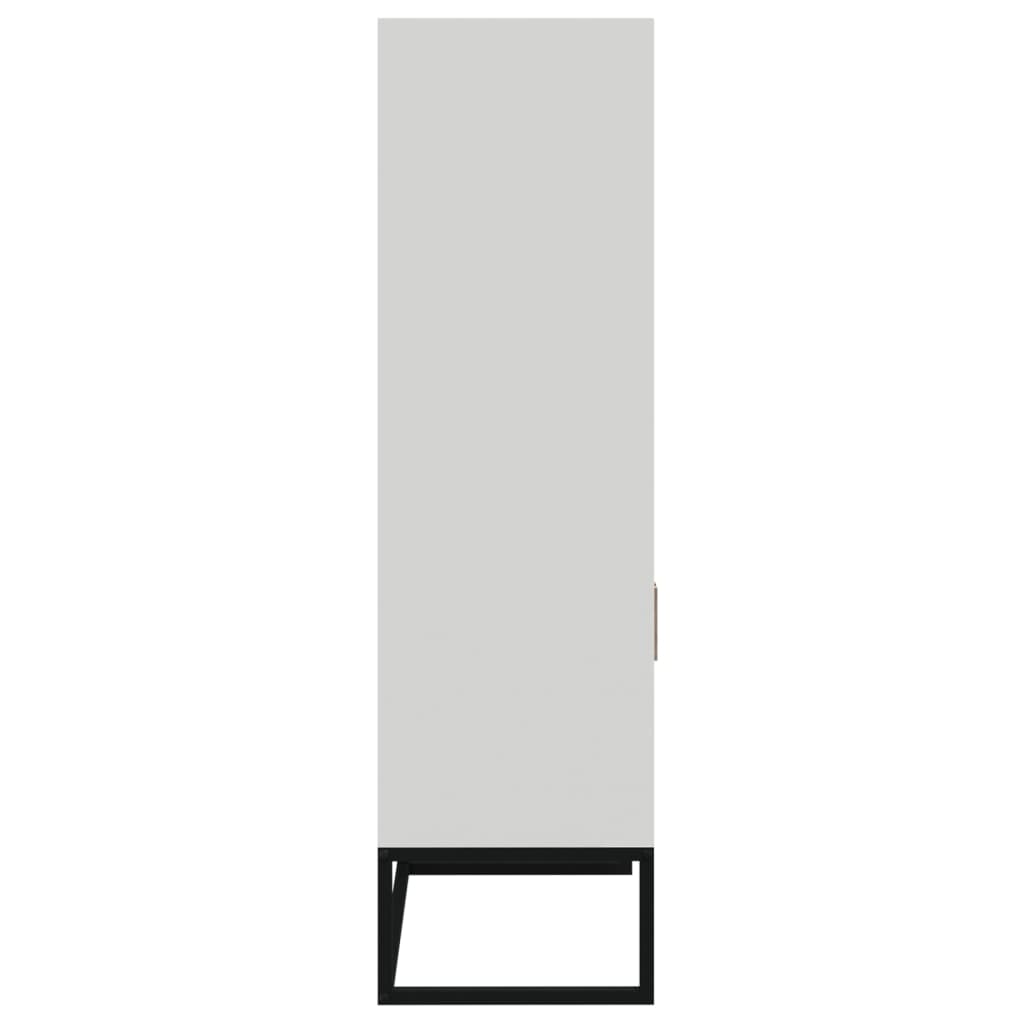 Hoge Kast 60X35X125 Cm Bewerkt Hout Wit