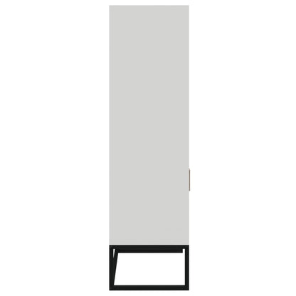 Hoge Kast 60X35X125 Cm Bewerkt Hout Wit