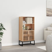 Hoge kast 60x35x125 cm bewerkt hout