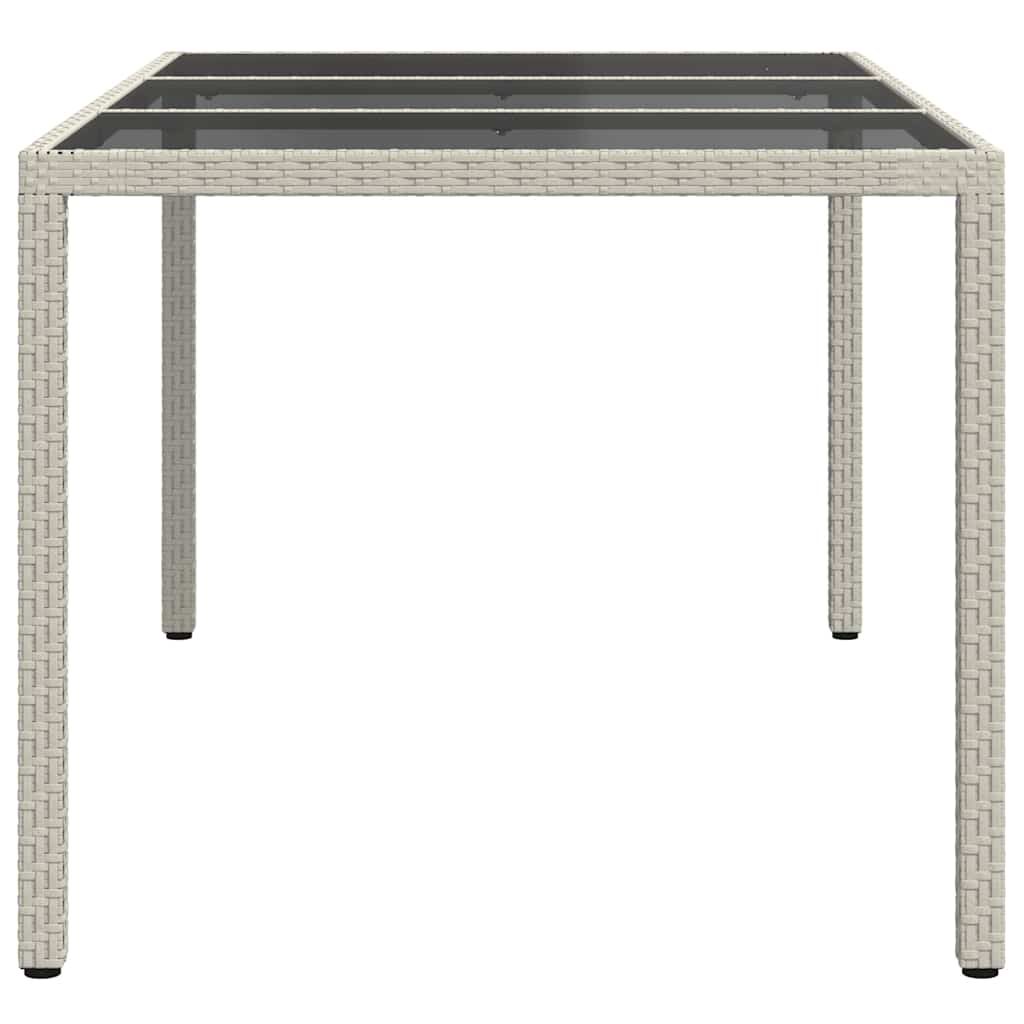 Tuinstafel Wit 150 x 90 x 75 cm poly rattan