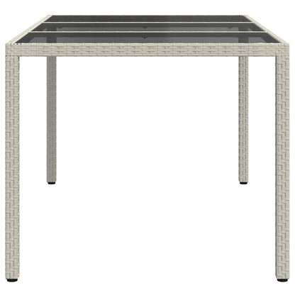 Tuinstafel Wit 150 x 90 x 75 cm poly rattan