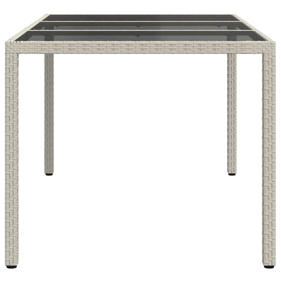 Tuinstafel Wit 150 x 90 x 75 cm poly rattan