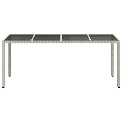 Tuinstafel Wit 190 x 90 x 75 cm poly rattan
