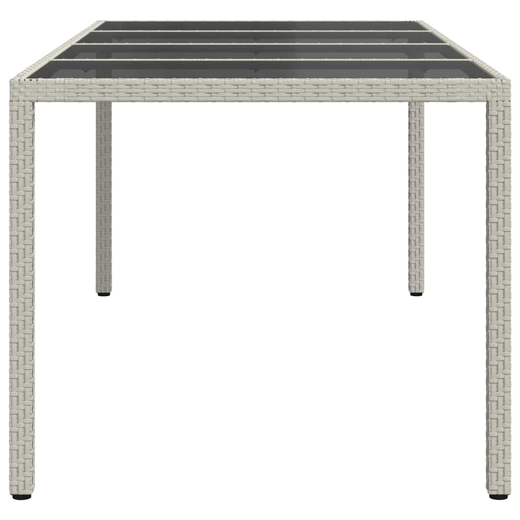 Tuinstafel Wit 190 x 90 x 75 cm poly rattan