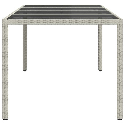 Tuinstafel Wit 190 x 90 x 75 cm poly rattan