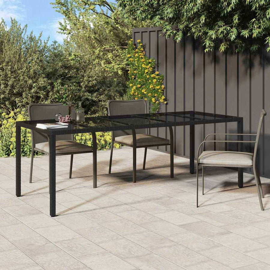 Tuinstafel Pure Zwart 250 x 100 x 75 cm poly rattan