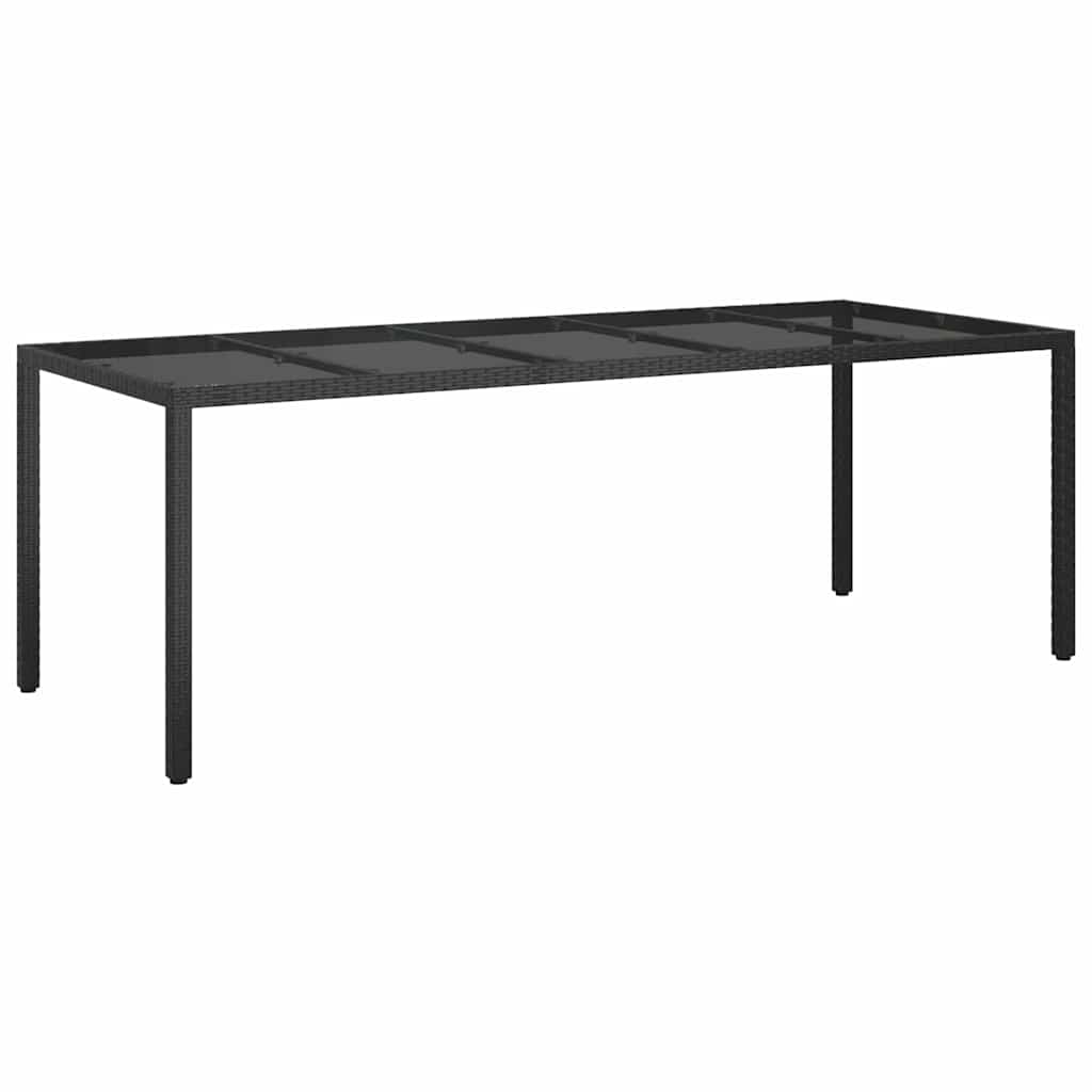 Tuinstafel Pure Zwart 250 x 100 x 75 cm poly rattan