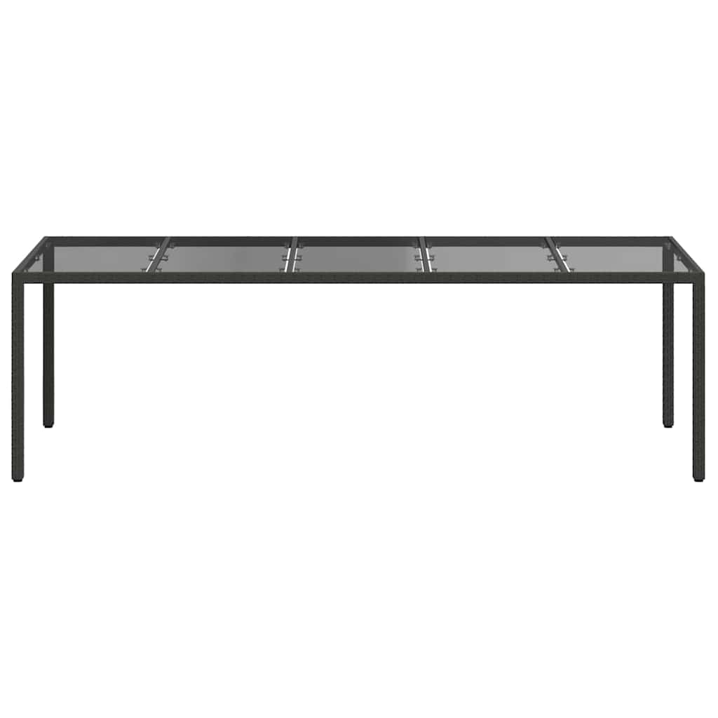 Tuinstafel Pure Zwart 250 x 100 x 75 cm poly rattan