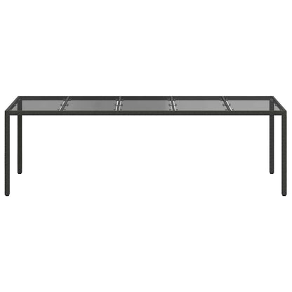 Tuinstafel Pure Zwart 250 x 100 x 75 cm poly rattan
