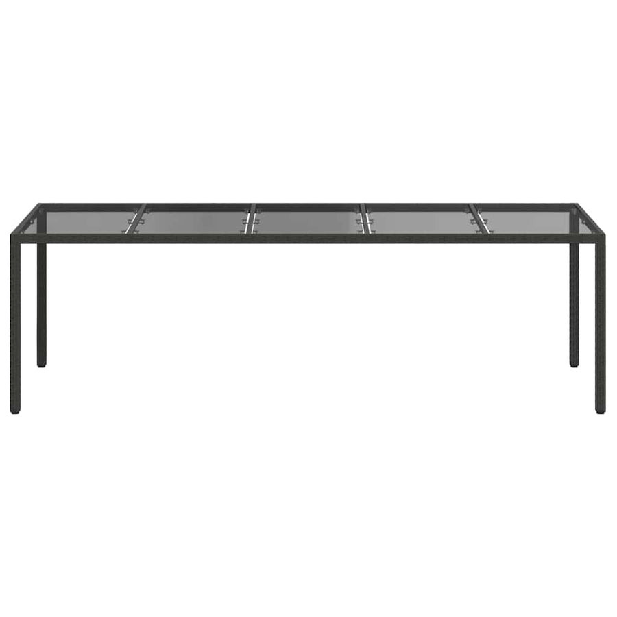 Tuinstafel Pure Zwart 250 x 100 x 75 cm poly rattan