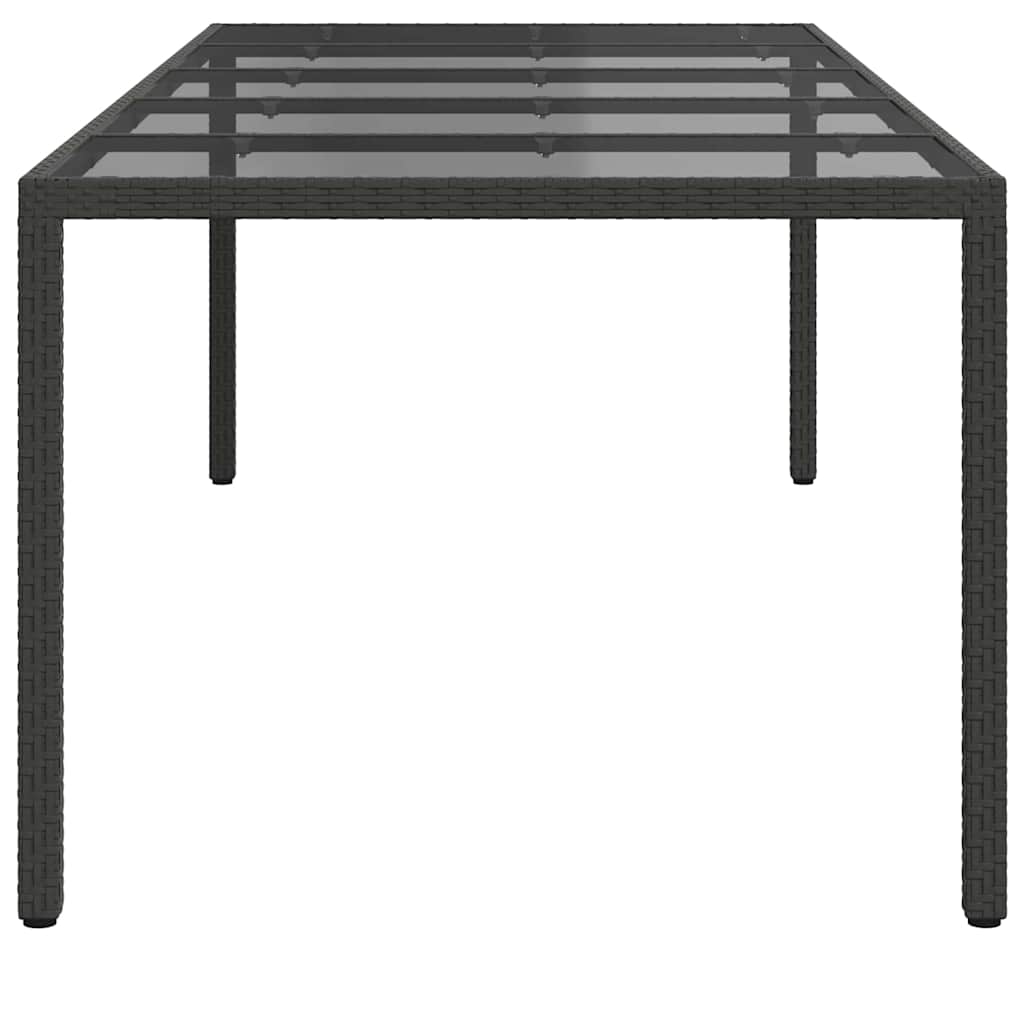 Tuinstafel Pure Zwart 250 x 100 x 75 cm poly rattan