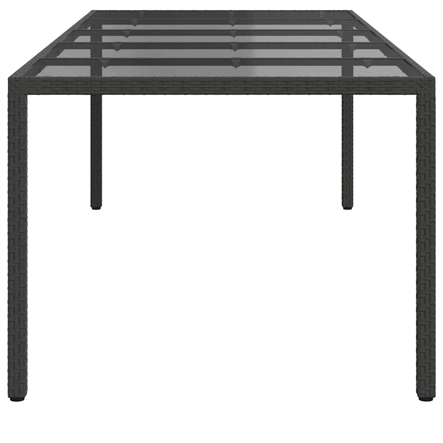 Tuinstafel Pure Zwart 250 x 100 x 75 cm poly rattan