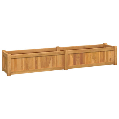 Plantenbak Verhoogd Massief Teakhout 150 x 30 x 25 cm
