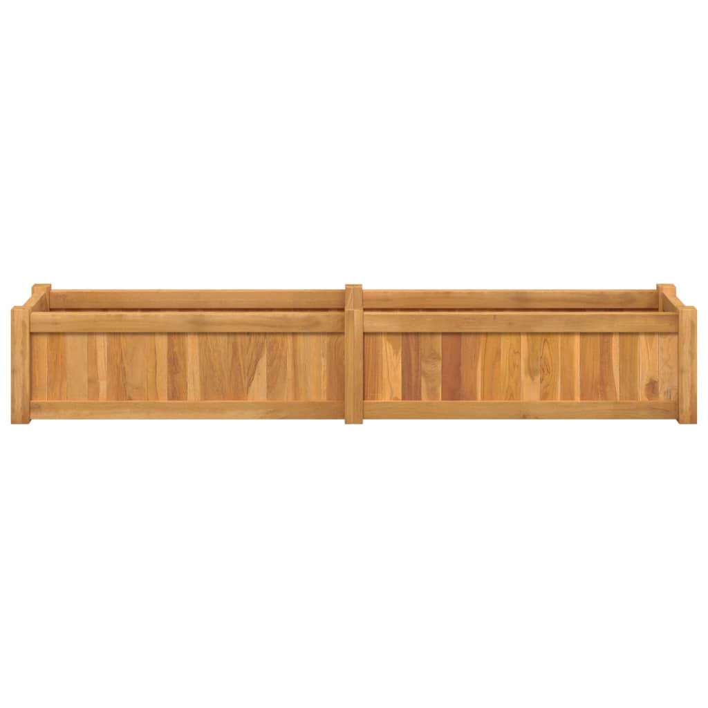 Plantenbak Verhoogd Massief Teakhout 150 x 30 x 25 cm
