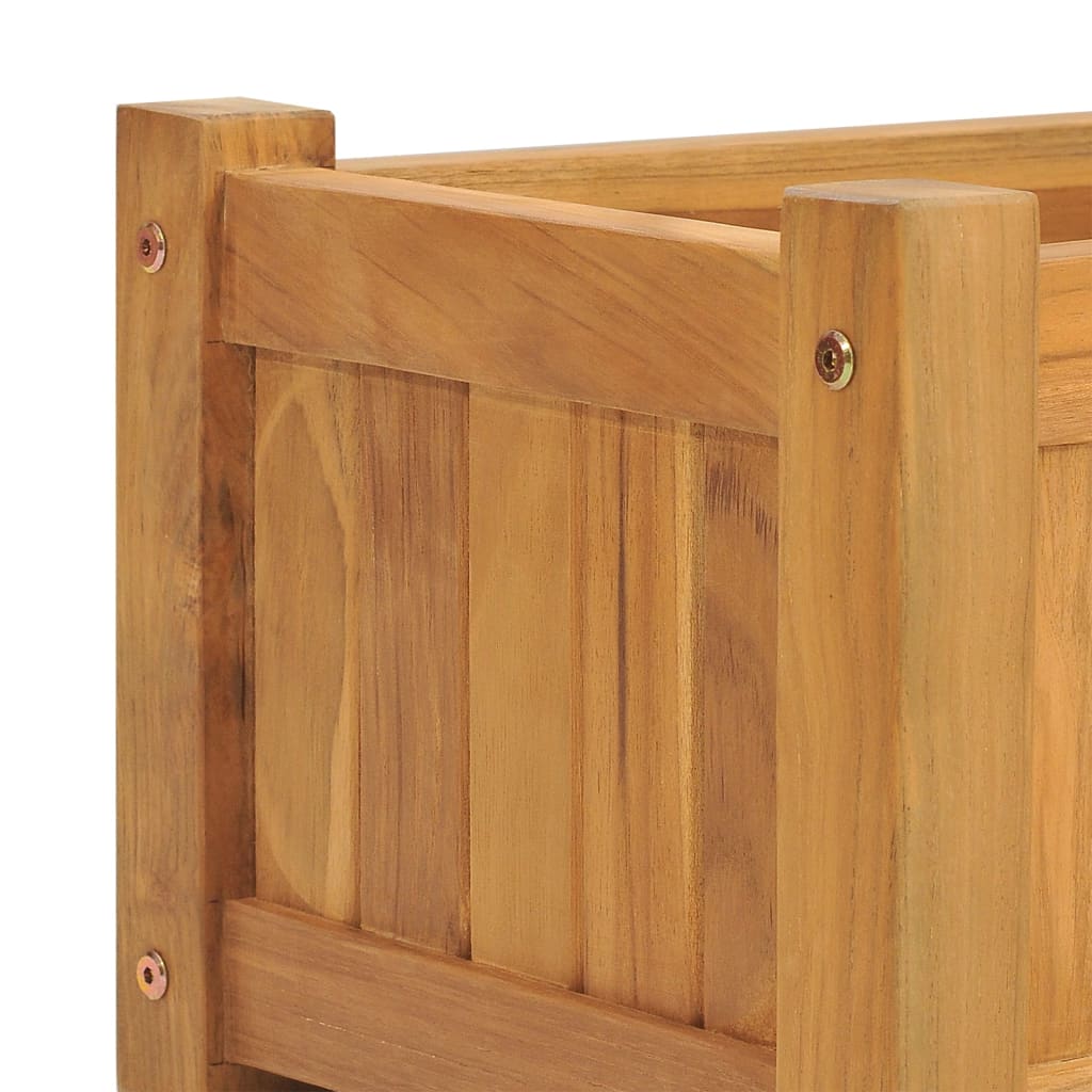 Plantenbak Verhoogd Massief Teakhout 150 x 30 x 25 cm