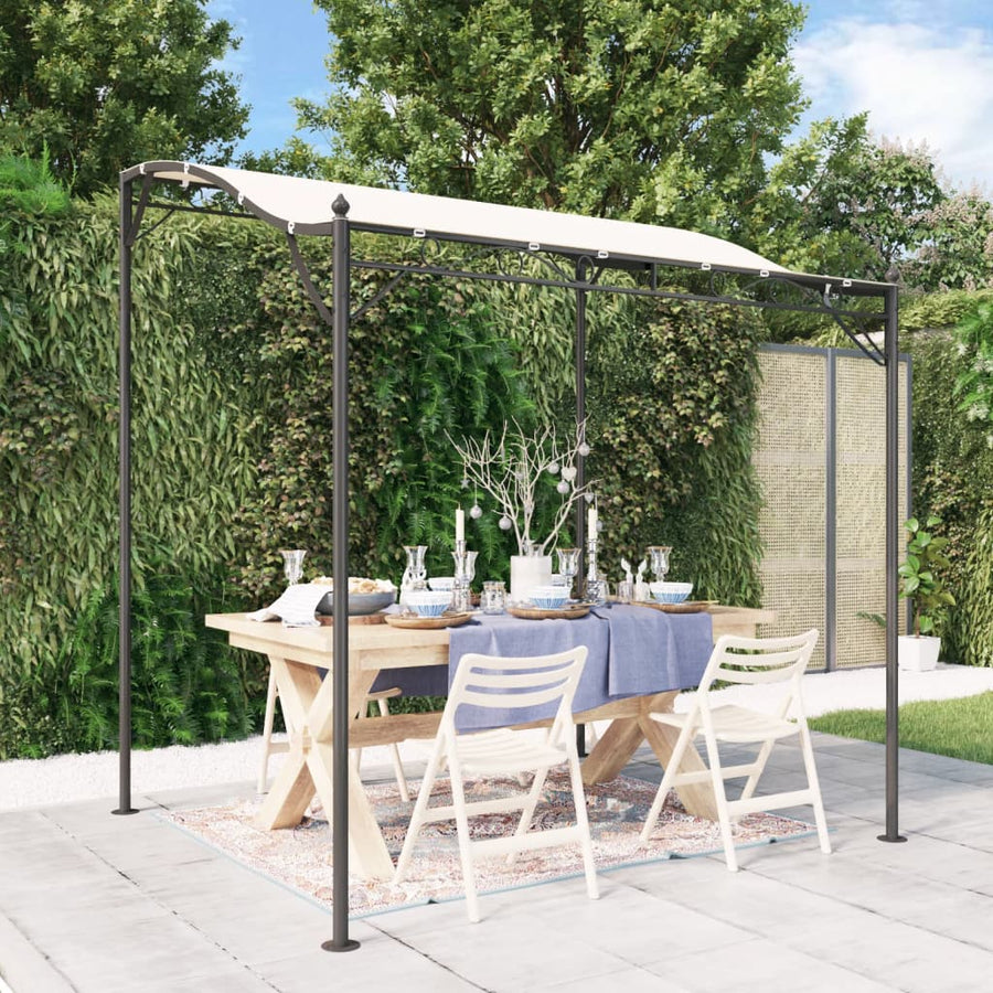 Luifel 2X2,3 M 180 G/M² Stof En Staal Kleurig Crème