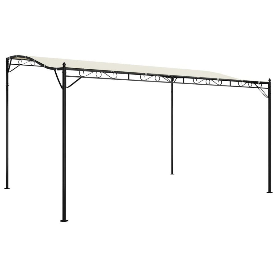 Luifel 4X3 M 180 G/M² Stof En Staal Crèmekleurig