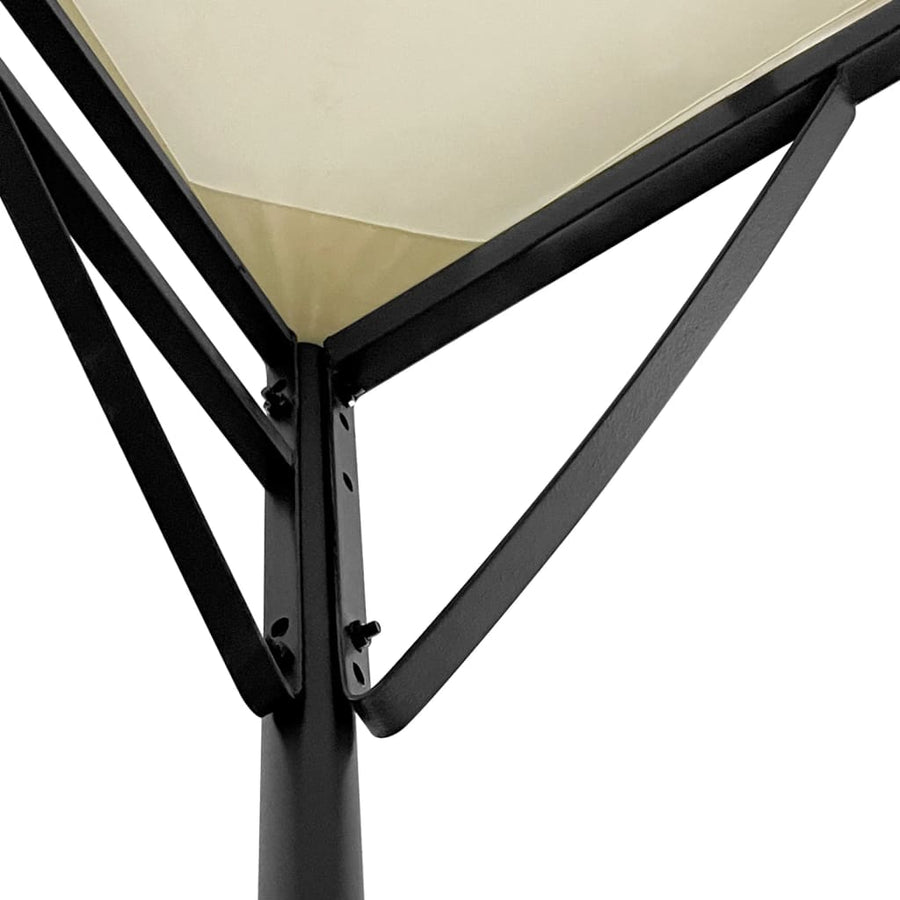 Luifel 4X3 M 180 G/M² Stof En Staal Crèmekleurig