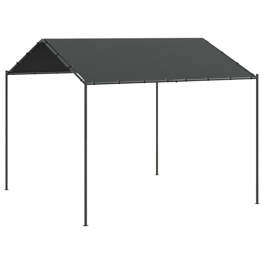 Tuinpaviljoen 3X3 M Staal En Stof Antracietkleurig