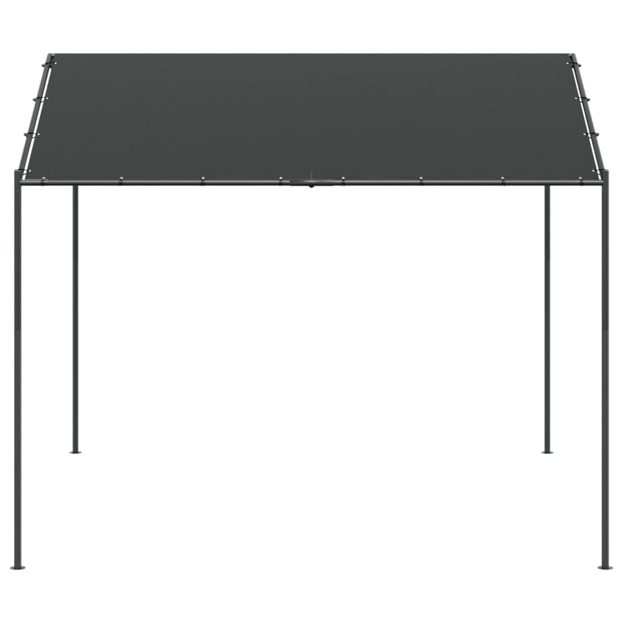 Tuinpaviljoen 3X3 M Staal En Stof Antracietkleurig