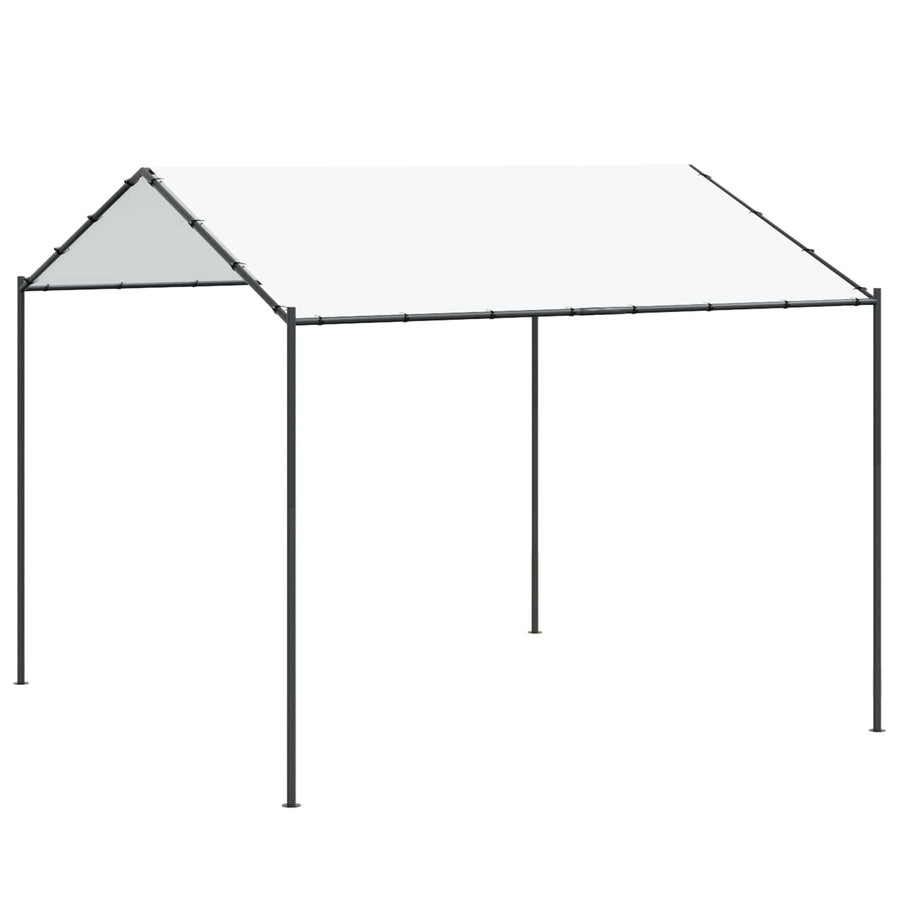 Prieel Wit 4 x 4 x 2,6 m Staal en Polyester