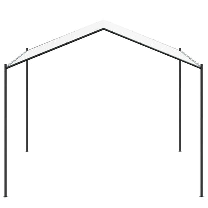 Prieel Wit 4 x 4 x 2,6 m Staal en Polyester