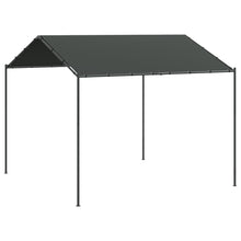Tuinpaviljoen 4X4 M Staal En Stof Antracietkleurig
