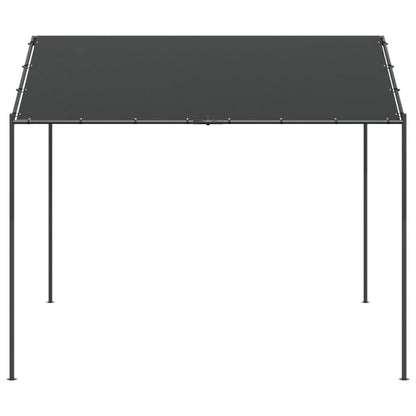Tuinpaviljoen 4X4 M Staal En Stof Antracietkleurig