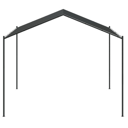 Tuinpaviljoen 4X4 M Staal En Stof Antracietkleurig