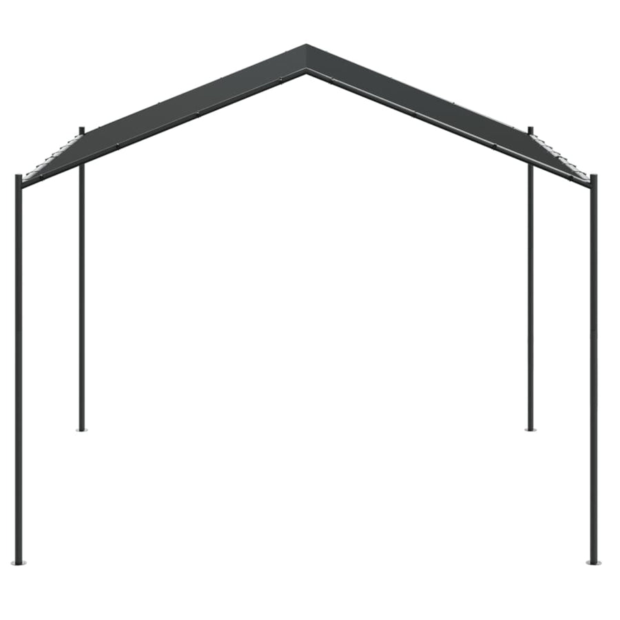 Tuinpaviljoen 4X4 M Staal En Stof Antracietkleurig