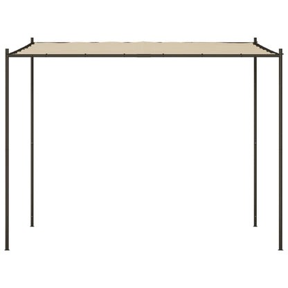 Prieel 3X3 M 180 G/M² Stof En Staal Beige