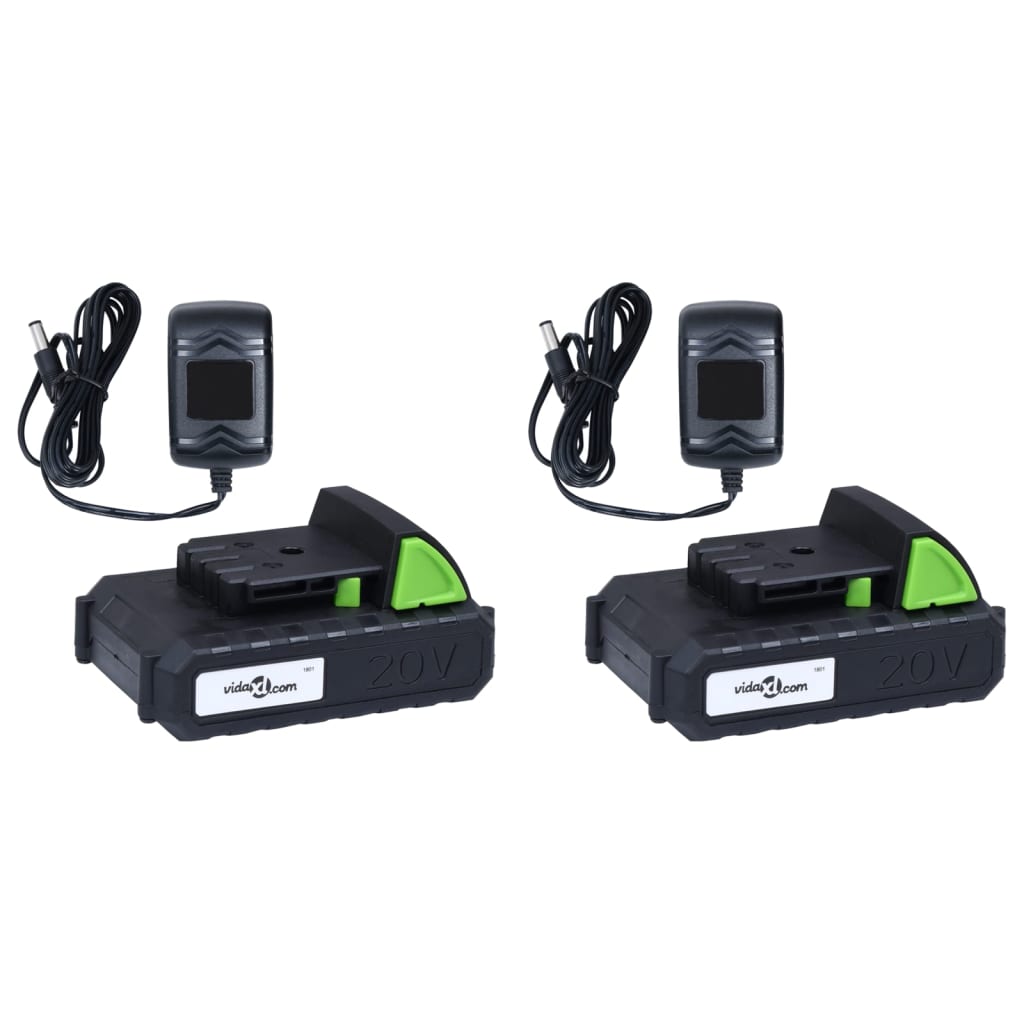 6-Delige Tuingereedschapsset Draadloos Met Opladers En Accu's Telescopische takkenzaag + heggenzaag