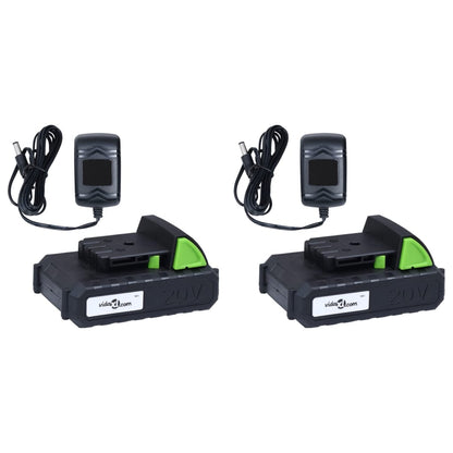 6-Delige Tuingereedschapsset Draadloos Met Opladers En Accu's Telescopische takkenzaag + heggenzaag