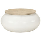 Coffee table 51x51x27 cm solid mango wood