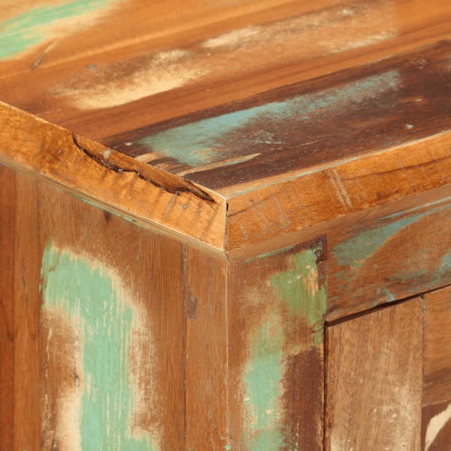 Dressoir Met 2 Deuren 55X30X70 Cm Massief Gerecycled Hout